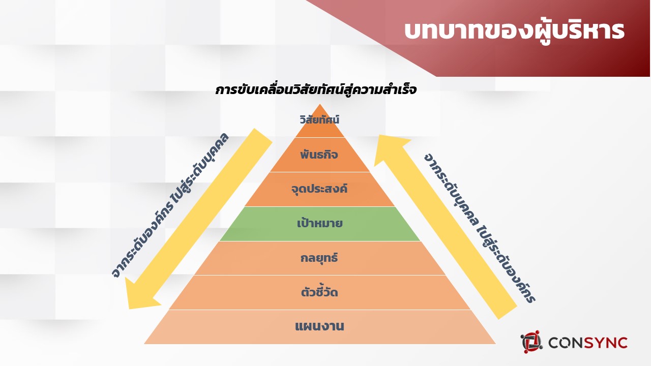 โครงสร้างบทบาทผู้บริหาร