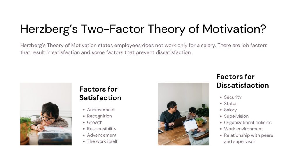 Herzberg, Two Factor Theory-Frederick Herzberg